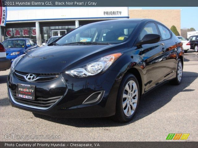 2011 Hyundai Elantra GLS in Black Noir Pearl