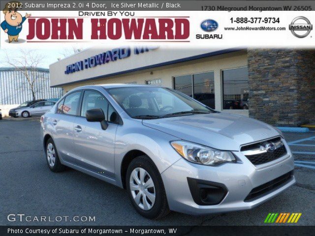 2012 Subaru Impreza 2.0i 4 Door in Ice Silver Metallic