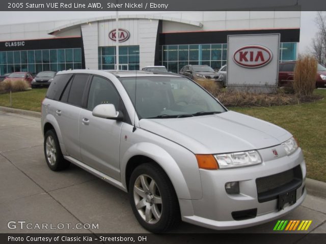 Silver Nickel 2005 Saturn Vue Red Line Awd Ebony