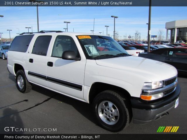2001 Chevrolet Suburban 1500 LS 4x4 in Summit White