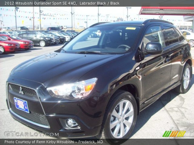 2012 Mitsubishi Outlander Sport SE 4WD in Labrador Black