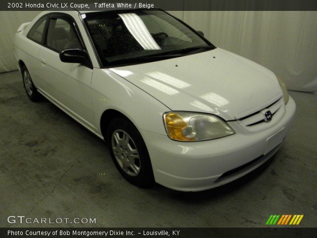 2002 Honda Civic LX Coupe in Taffeta White