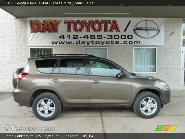2012 Toyota RAV4 I4 4WD in Pyrite Mica