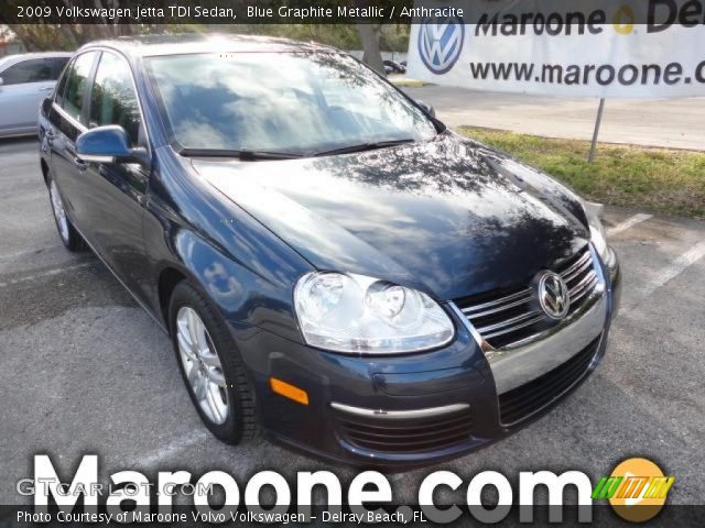 2009 Volkswagen Jetta TDI Sedan in Blue Graphite Metallic