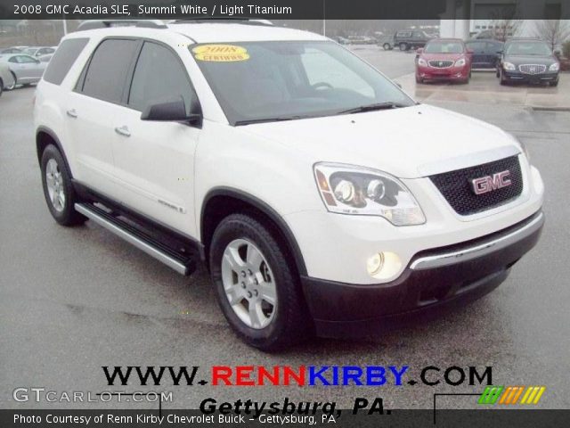 2008 GMC Acadia SLE in Summit White