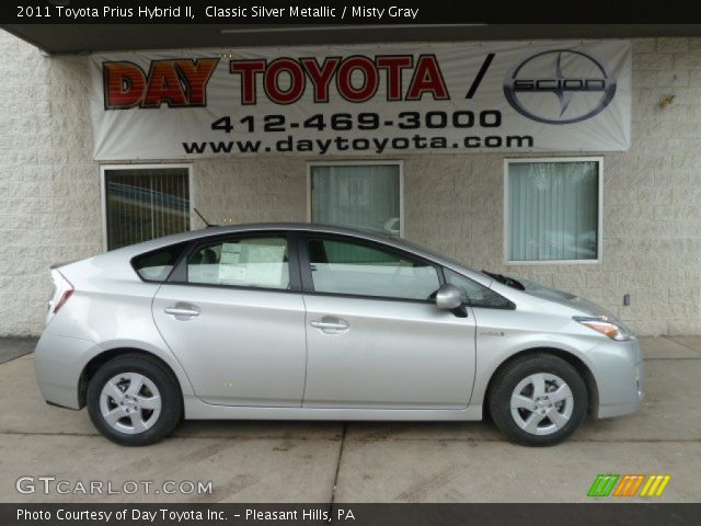 2011 Toyota Prius Hybrid II in Classic Silver Metallic