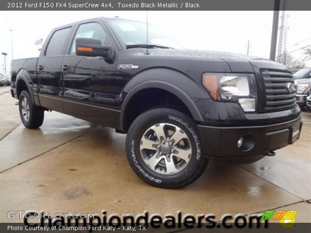 2012 Ford F150 FX4 SuperCrew 4x4 in Tuxedo Black Metallic