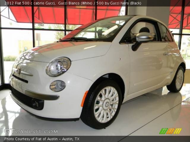 2012 Fiat 500 c cabrio Gucci in Gucci Bianco (White)