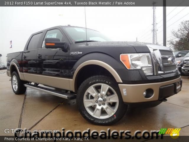 2012 Ford F150 Lariat SuperCrew 4x4 in Tuxedo Black Metallic