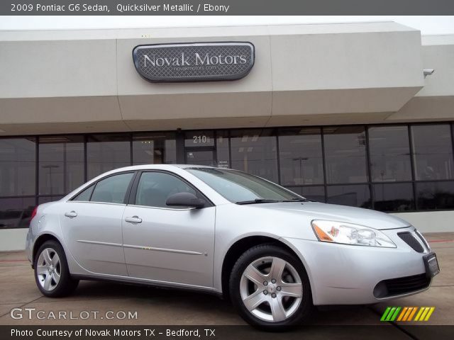 2009 Pontiac G6 Sedan in Quicksilver Metallic