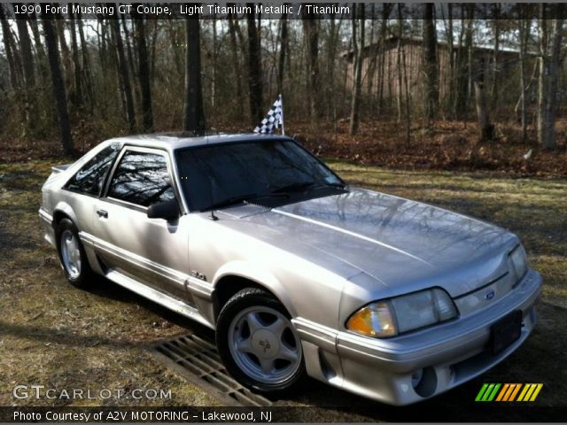 1990 Ford Mustang GT Coupe in Light Titanium Metallic