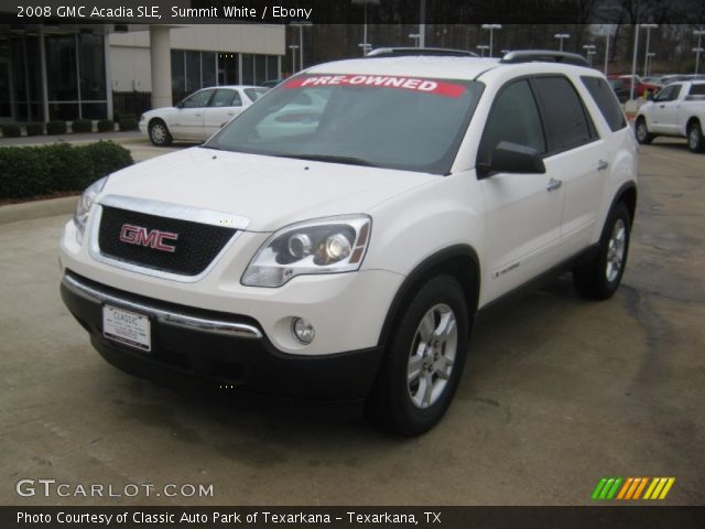 2008 GMC Acadia SLE in Summit White