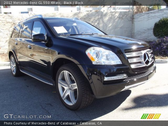 2012 Mercedes-Benz GL 550 4Matic in Black