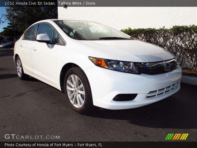 2012 Honda Civic EX Sedan in Taffeta White