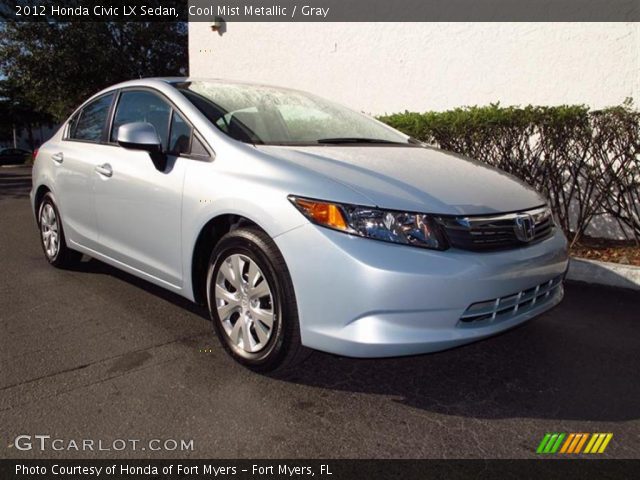 2012 Honda Civic LX Sedan in Cool Mist Metallic