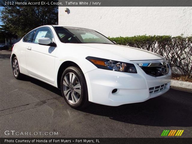 2012 Honda Accord EX-L Coupe in Taffeta White