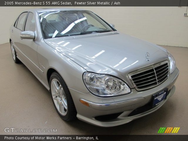 2005 Mercedes-Benz S 55 AMG Sedan in Pewter Silver Metallic