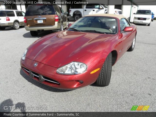 2000 Jaguar XK XK8 Convertible in Carnival Red