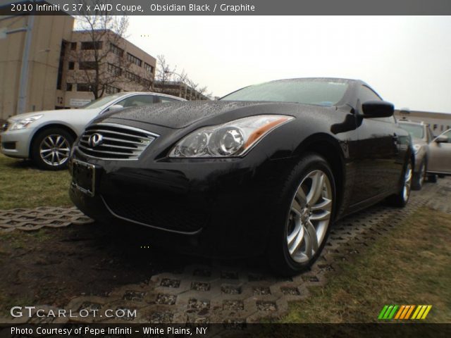 2010 Infiniti G 37 x AWD Coupe in Obsidian Black