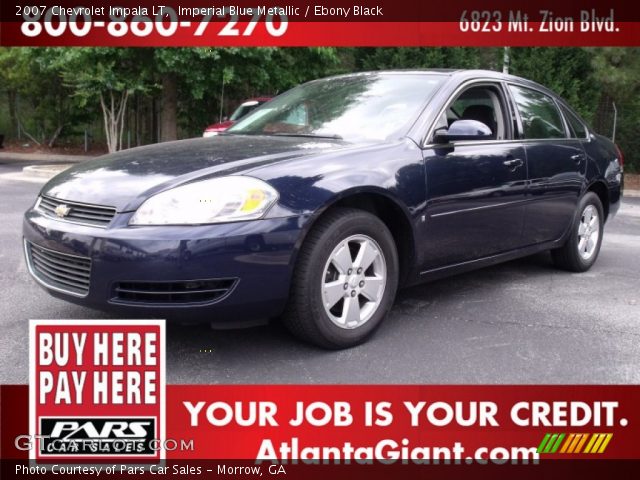 2007 Chevrolet Impala LT in Imperial Blue Metallic