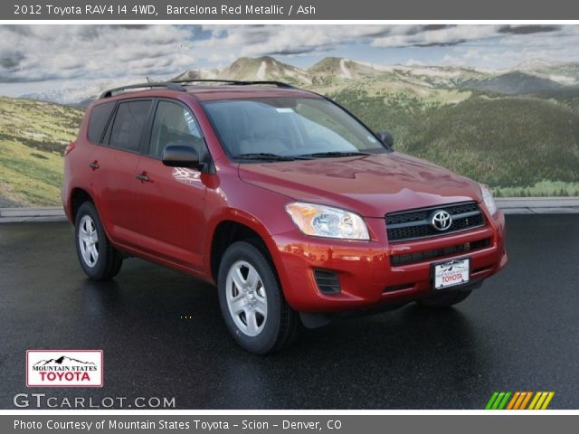 2012 Toyota RAV4 I4 4WD in Barcelona Red Metallic