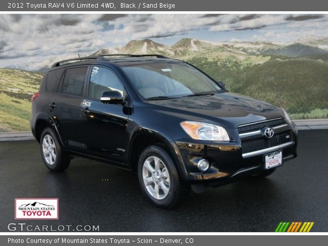 2012 Toyota RAV4 V6 Limited 4WD in Black