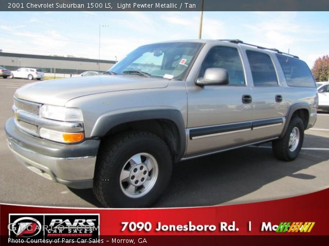 2001 Chevrolet Suburban 1500 LS in Light Pewter Metallic