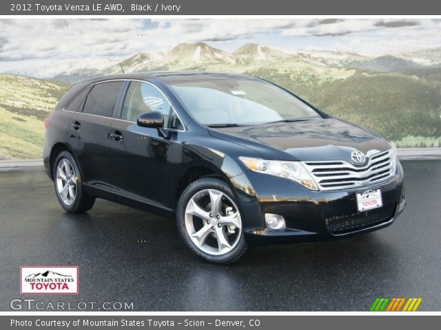 2012 Toyota Venza LE AWD in Black