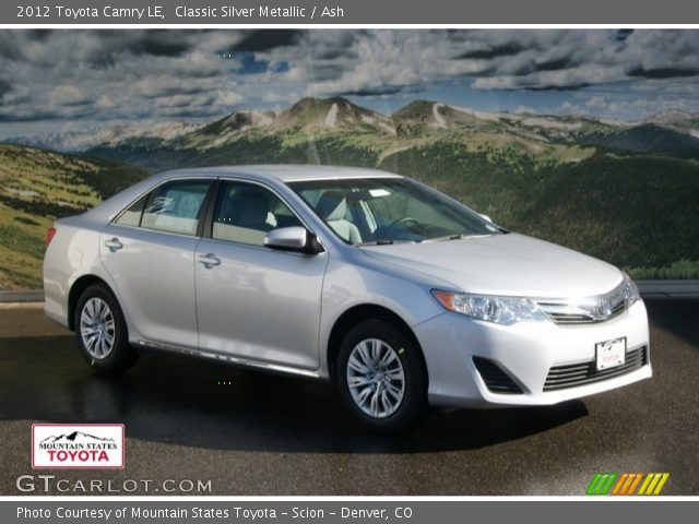 2012 Toyota Camry LE in Classic Silver Metallic