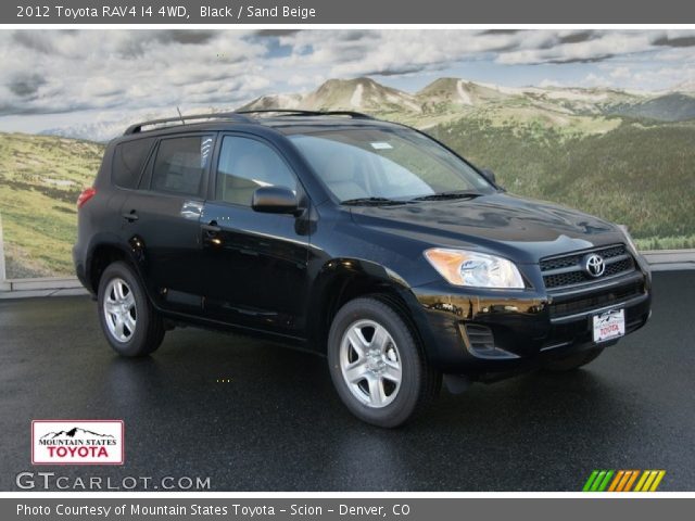2012 Toyota RAV4 I4 4WD in Black