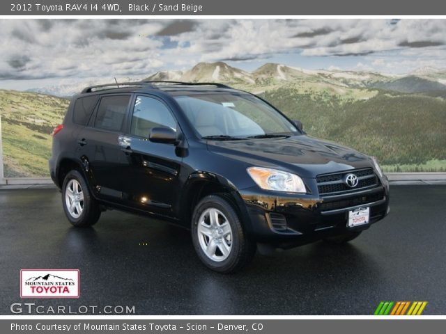 2012 Toyota RAV4 I4 4WD in Black