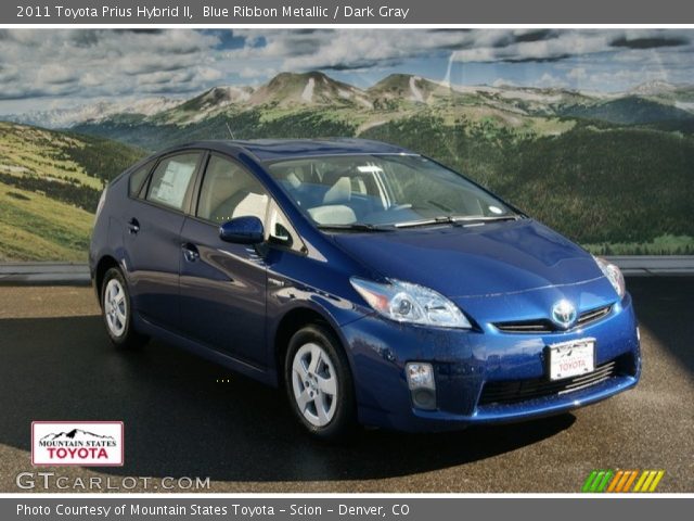 2011 Toyota Prius Hybrid II in Blue Ribbon Metallic