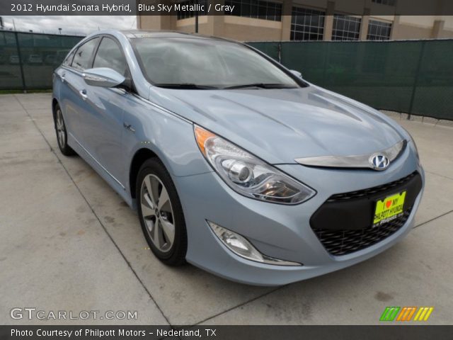 2012 Hyundai Sonata Hybrid in Blue Sky Metallic