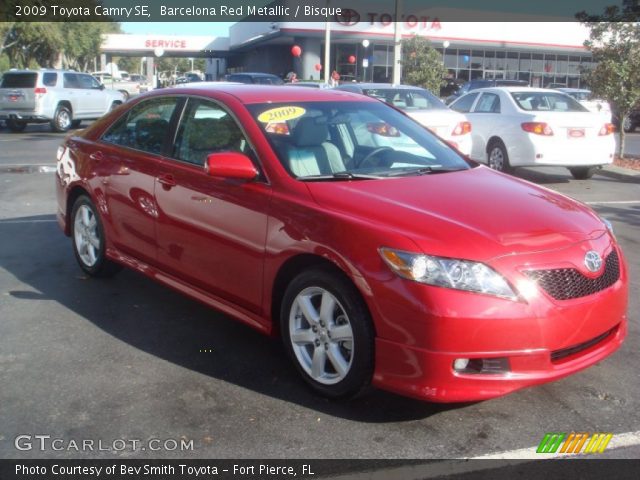 2009 Toyota Camry SE in Barcelona Red Metallic