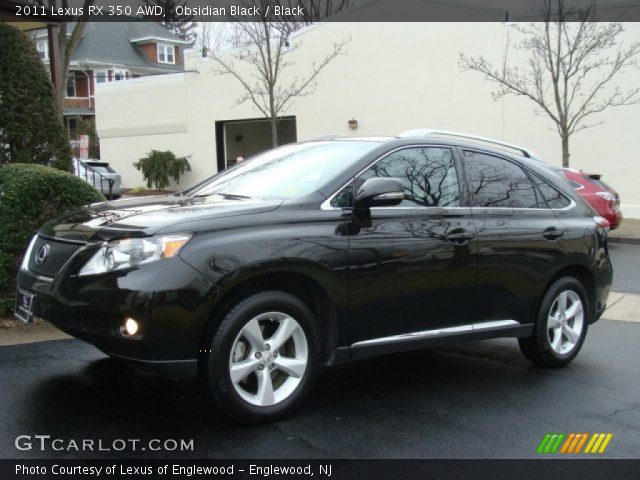 2011 Lexus RX 350 AWD in Obsidian Black