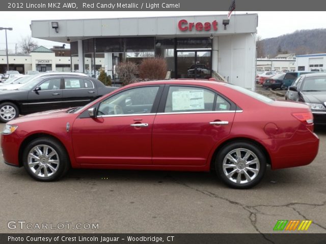 2012 Lincoln MKZ AWD in Red Candy Metallic