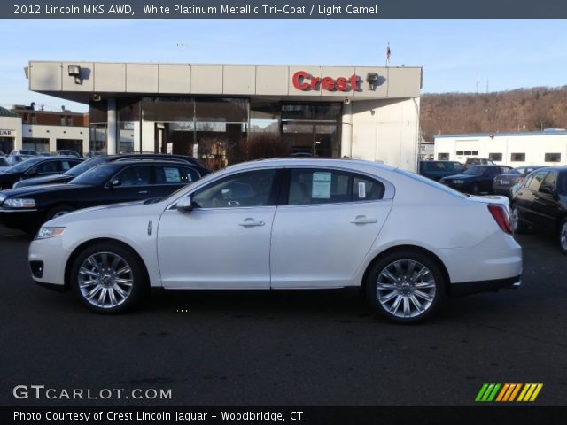 2012 Lincoln MKS AWD in White Platinum Metallic Tri-Coat