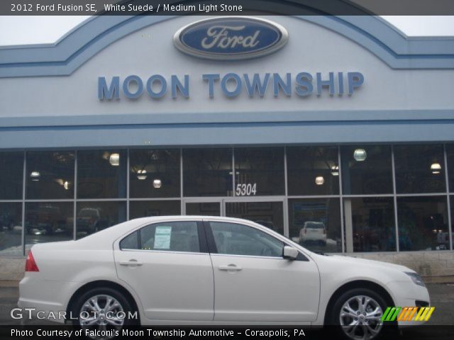 2012 Ford Fusion SE in White Suede