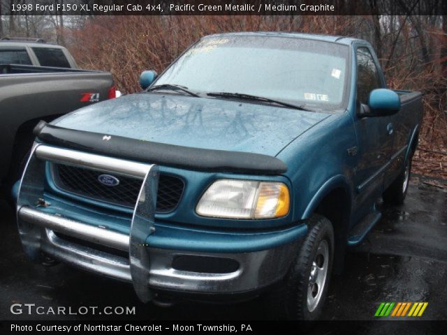 1998 Ford F150 XL Regular Cab 4x4 in Pacific Green Metallic