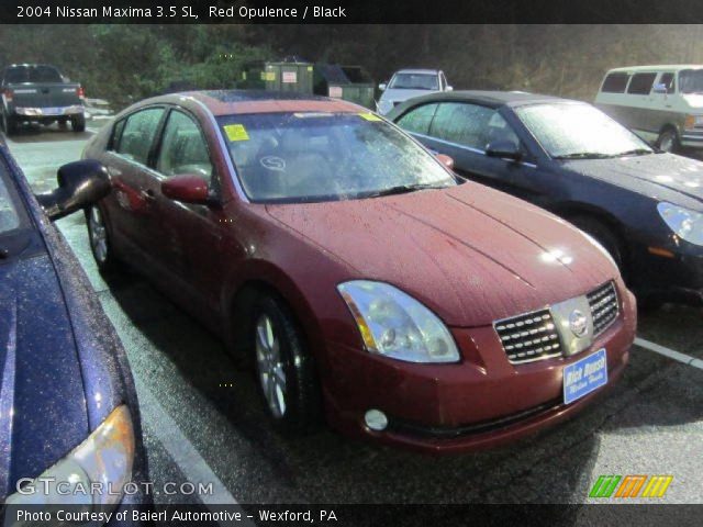 2004 Nissan Maxima 3.5 SL in Red Opulence