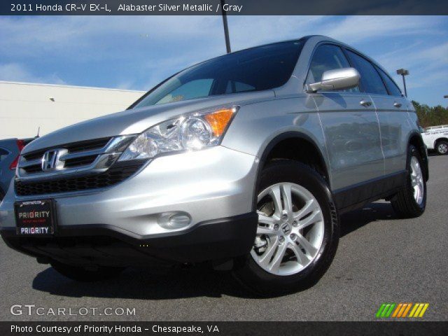 2011 Honda CR-V EX-L in Alabaster Silver Metallic