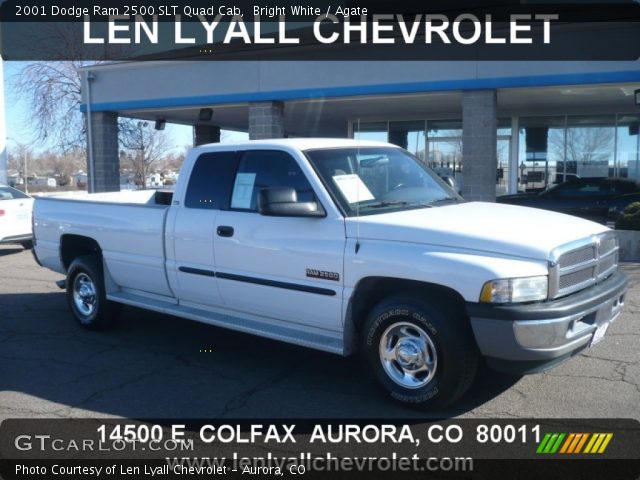 2001 Dodge Ram 2500 SLT Quad Cab in Bright White