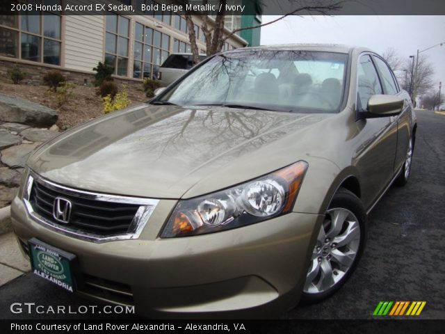 2008 Honda Accord EX Sedan in Bold Beige Metallic