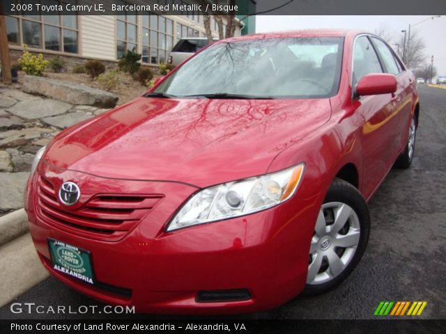 2008 Toyota Camry LE in Barcelona Red Metallic