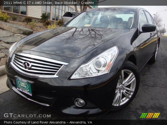 2011 Infiniti G 37 x AWD Sedan in Black Obsidian
