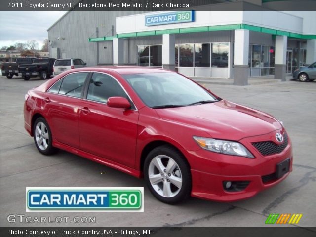 2011 Toyota Camry SE in Barcelona Red Metallic