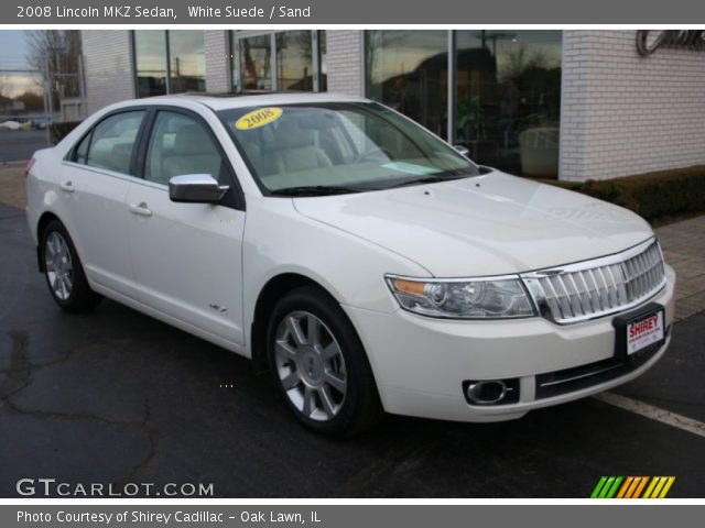 2008 Lincoln MKZ Sedan in White Suede