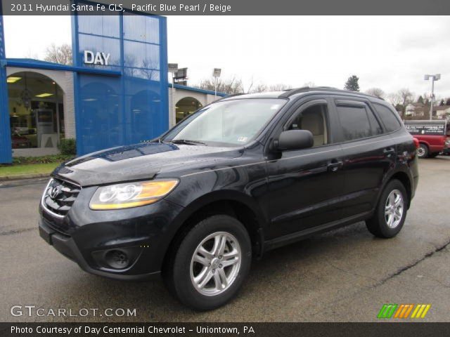 2011 Hyundai Santa Fe GLS in Pacific Blue Pearl