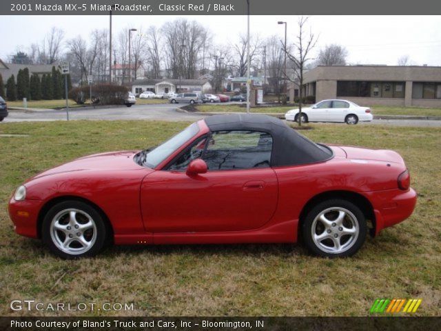2001 Mazda MX-5 Miata Roadster in Classic Red