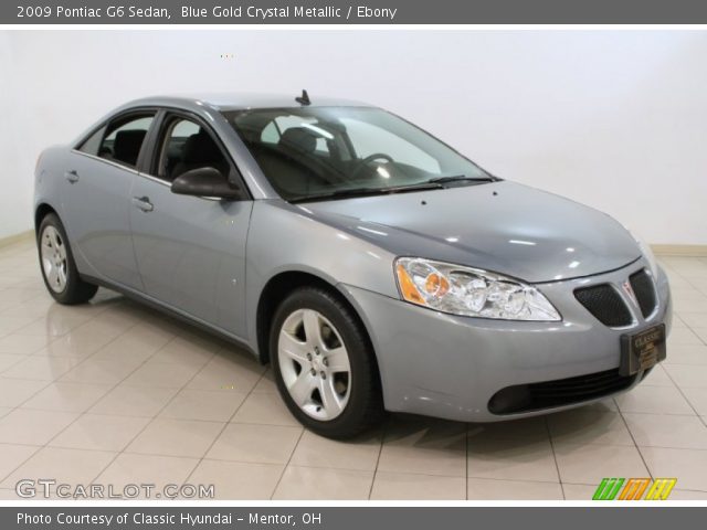2009 Pontiac G6 Sedan in Blue Gold Crystal Metallic